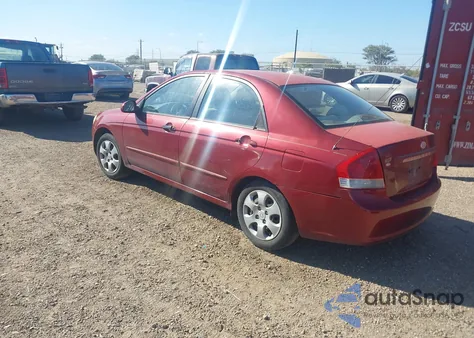 2007 Kia Spectra Ex from USA, damaged, VIN KNAFE121675397179